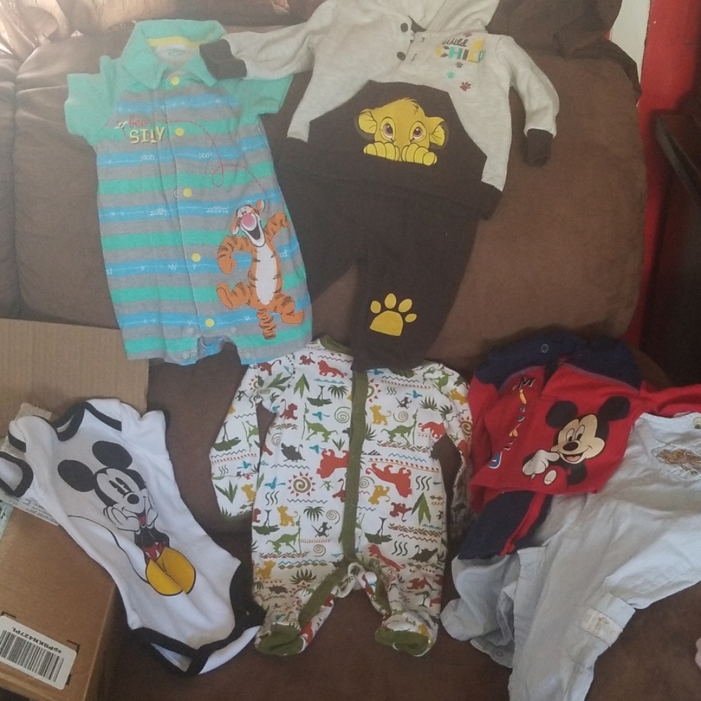 Baby boy 0-3 3-6 month clothes bundle